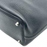 エルメス HERMES ピコタンロックPM ▢P刻印 ブラック シルバー金具 トリヨン レディース ハンドバッグ