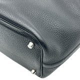 エルメス HERMES ピコタンロックPM ▢P刻印 ブラック シルバー金具 トリヨン レディース ハンドバッグ