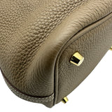 エルメス HERMES ピコタンロックPM Y刻印 エトゥープ ゴールド金具 トリヨン レディース ハンドバッグ