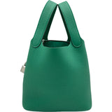 エルメス HERMES ピコタンロックPM G刻印 ヴェールヴェルティゴ シルバー金具 トリヨン レディース ハンドバッグ