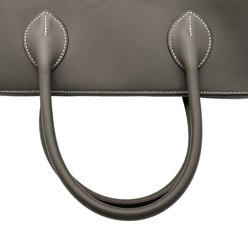 エルメス HERMES ボリードリラックス45 □R刻印 エタン シルバー金具