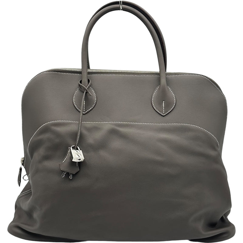 エルメス HERMES ボリードリラックス45 □R刻印 エタン シルバー金具