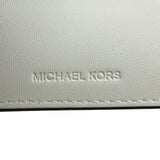 マイケル・コース MICHAEL KORS コンパクトウォレット ホワイト ポリ塩化ビニル レディース 二つ折り財布
