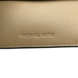 マイケル・コース MICHAEL KORS コンパクトウォレット ベージュ ポリ塩化ビニル レディース 二つ折り財布