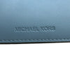 マイケル・コース MICHAEL KORS コンパクトウォレット ブルー ポリ塩化ビニル レディース 二つ折り財布