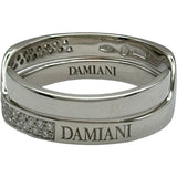 ダミアーニ DAMIANI アブラッチョハーフダイヤリング ホワイトゴールド 750 ダイヤモンド ジュエリー