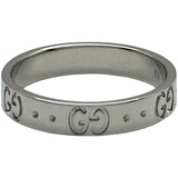 グッチ GUCCI アイコンリング ホワイトゴールド 750 ジュエリー