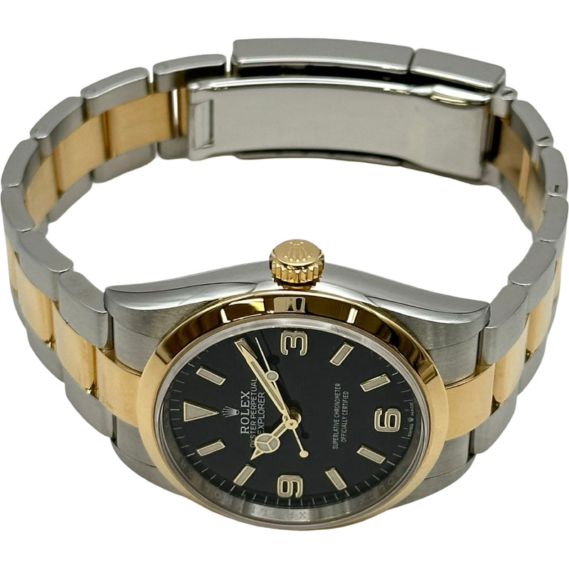 ロレックス ROLEX エクスプローラー36 124273 ブラック ゴールド