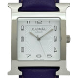 エルメス HERMES Hウォッチ HH1.810 ホワイト ステンレススチール クオーツ レディース 腕時計
