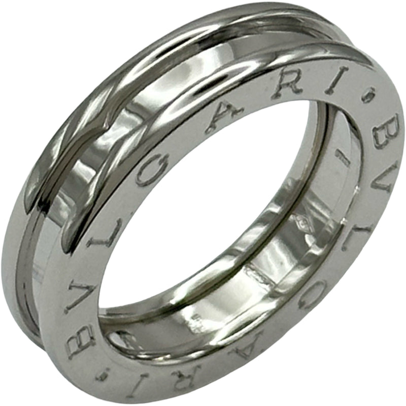 ブルガリ BVLGARI ビーゼロワンリング1バンド(XS) ホワイトゴールド