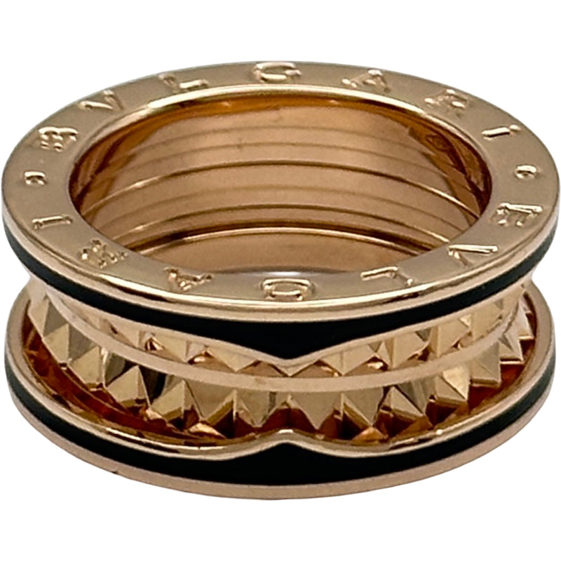 ブルガリ BVLGARI ビーゼロワンロックリング ピンクゴールド Au750