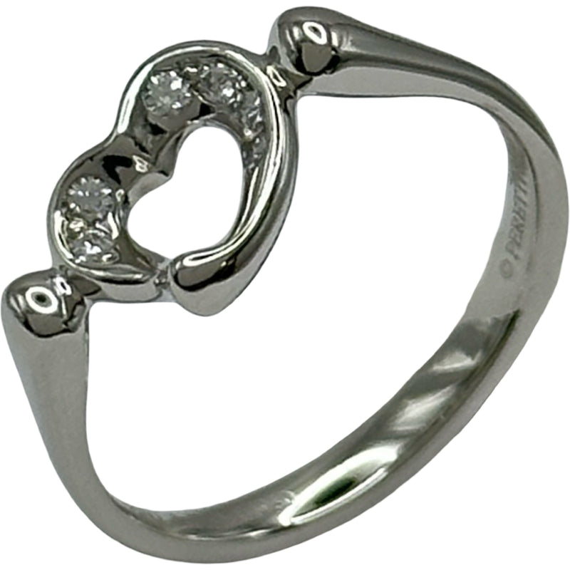 ティファニー TIFFANY＆CO オープンハートリング プラチナ Pt950