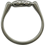 ティファニー TIFFANY＆CO オープンハートリング プラチナ Pt950 ダイヤモンド ジュエリー