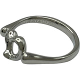 ティファニー TIFFANY＆CO オープンハートリング プラチナ Pt950 ダイヤモンド ジュエリー