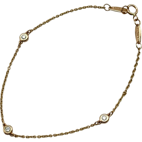 ティファニー TIFFANY＆CO バイザヤードブレスレット ピンクゴールド
