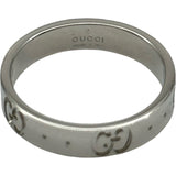 グッチ GUCCI アイコンリング ホワイトゴールド Au750 ジュエリー