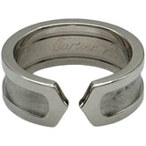 カルティエ Cartier C2リングSM ホワイトゴールド 750 ジュエリー