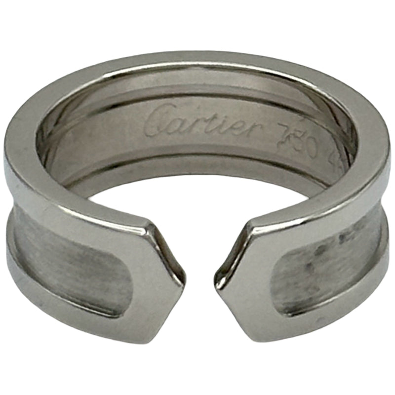 カルティエ Cartier C2リングSM ホワイトゴールド 750 ジュエリー