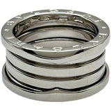 ブルガリ BVLGARI ビーゼロワンリング4バンド(M) ホワイトゴールド 750 ジュエリー