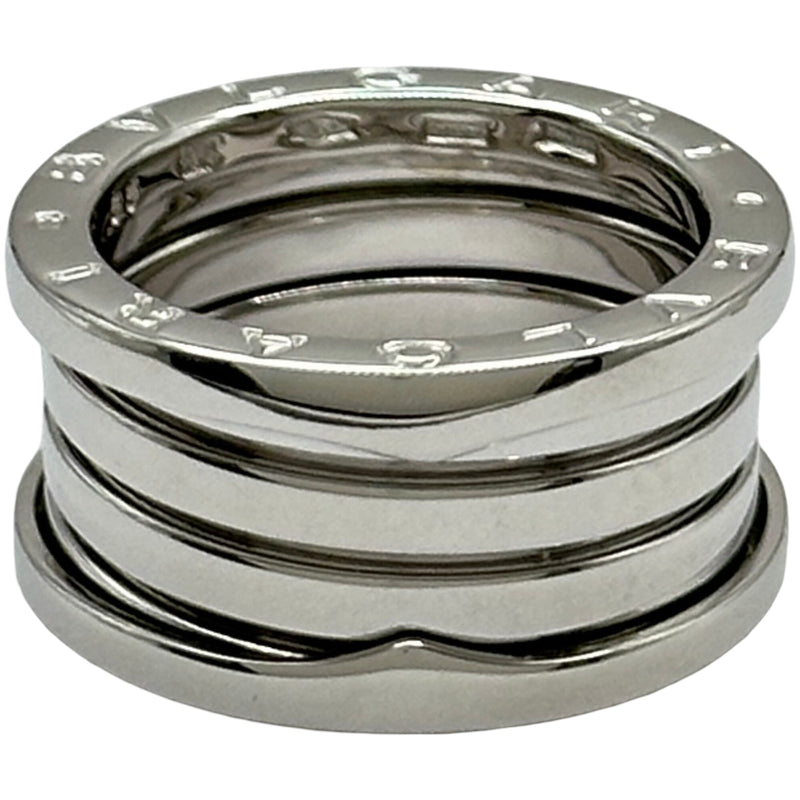 ブルガリ BVLGARI ビーゼロワンリング4バンド(M) ホワイトゴールド 750 