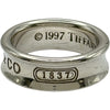 ティファニー TIFFANY＆CO 1837ナローリング シルバー 925 ジュエリー