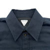 ボッテガ・ヴェネタ BOTTEGA VENETA ポケット長袖シャツ 801276 ネイビー コットン メンズ 長袖シャツ