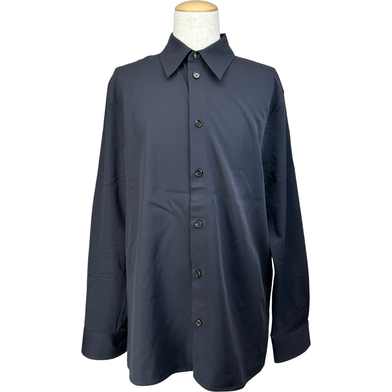ボッテガ・ヴェネタ BOTTEGA VENETA 長袖シャツ 801281 ネイビー