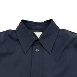 ボッテガ・ヴェネタ BOTTEGA VENETA 長袖シャツ 801281 ネイビー ポリエステル メンズ 長袖シャツ
