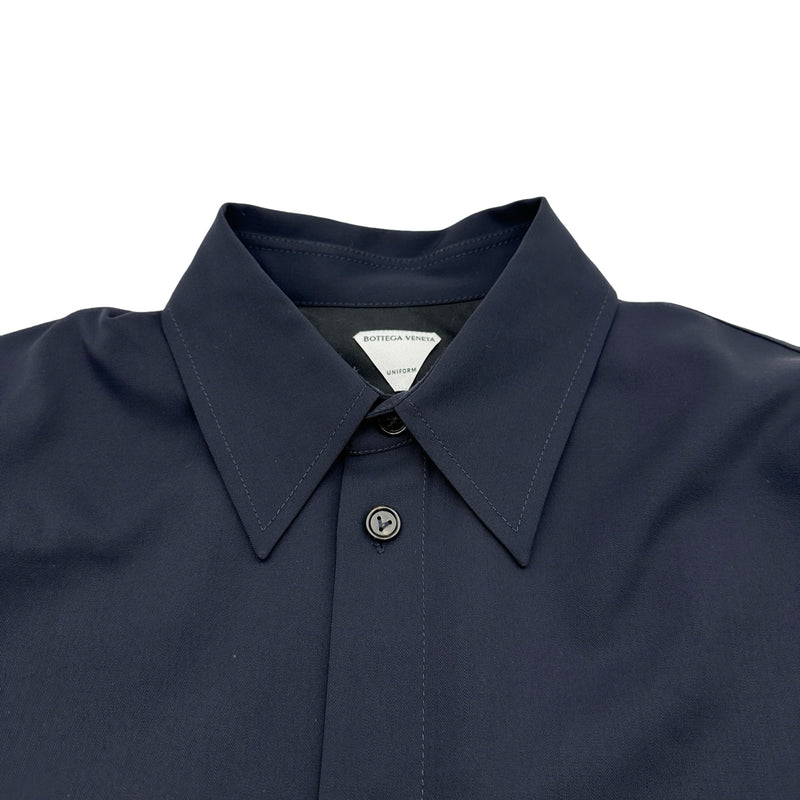 ボッテガ・ヴェネタ BOTTEGA VENETA 長袖シャツ 801281 ネイビー