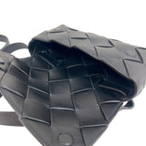 ボッテガ・ヴェネタ BOTTEGA VENETA ディアゴベルトバッグ 805773 ブラック レザー メンズ セカンドバッグ