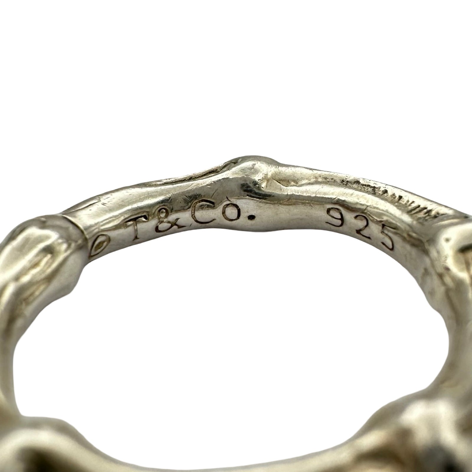 美品Tiffany & Co. バンブーリング シルバー925 ティファニー TIFFANY＆CO バンブーリング シルバー 925 ジュエリー