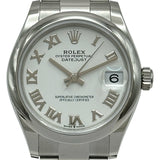 ロレックス ROLEX デイトジャスト31 278240 ホワイト ステンレススチール 自動巻き レディース 腕時計