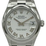 ロレックス ROLEX デイトジャスト31 278240 ホワイト ステンレススチール 自動巻き レディース 腕時計