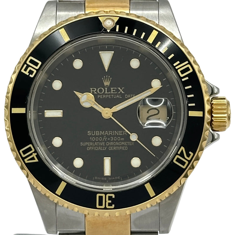 ロレックス ROLEX サブマリーナ 16613 ブラック ゴールド/ステンレス