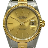 ロレックス ROLEX デイトジャスト 16233 ゴールド ゴールド/ステンレススチール 自動巻き メンズ 腕時計