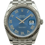 ロレックス ROLEX デイトジャスト41 126334 アズーロブルー ホワイトゴールド/ステンレススチール 自動巻き メンズ 腕時計