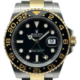 ロレックス ROLEX GMTマスター2 116713LN ブラック ゴールド/ステンレススチール 自動巻き メンズ 腕時計