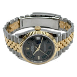 ロレックス ROLEX デイトジャスト36 126233 スレート/グリーンローマ ステンレススチール/ゴールド 自動巻き メンズ 腕時計