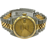 ロレックス ROLEX デイトジャスト タペストリー 16233 ゴールド ゴールド/ステンレススチール 自動巻き メンズ 腕時計