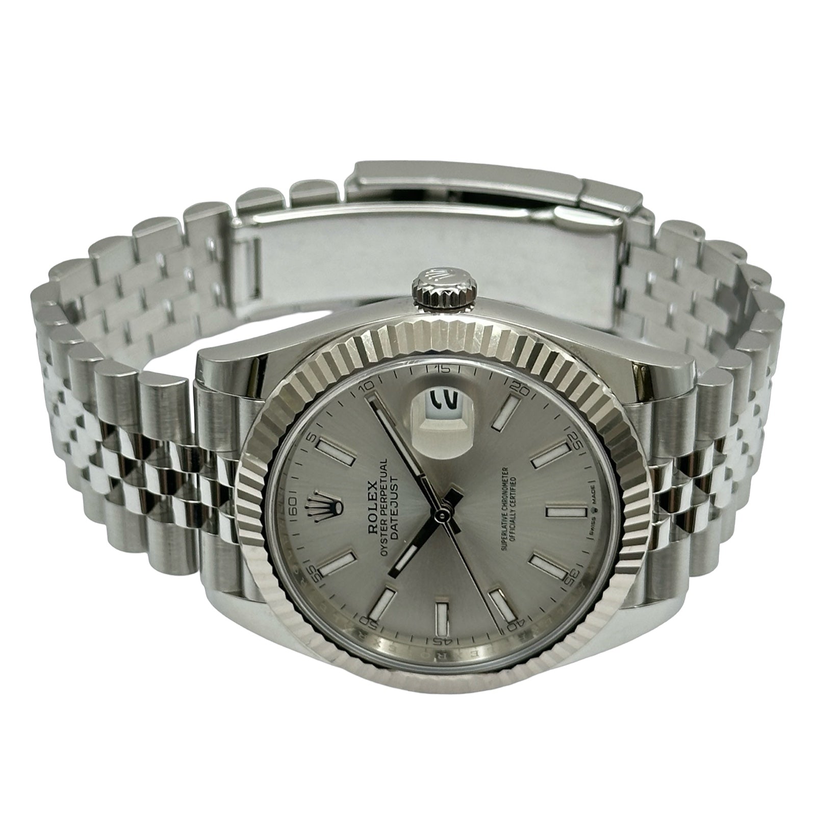 ロレックス ROLEX デイトジャスト41 126334 シルバー ホワイトゴールド