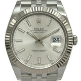 ロレックス ROLEX デイトジャスト41 126334 シルバー ホワイトゴールド/ステンレススチール 自動巻き メンズ 腕時計