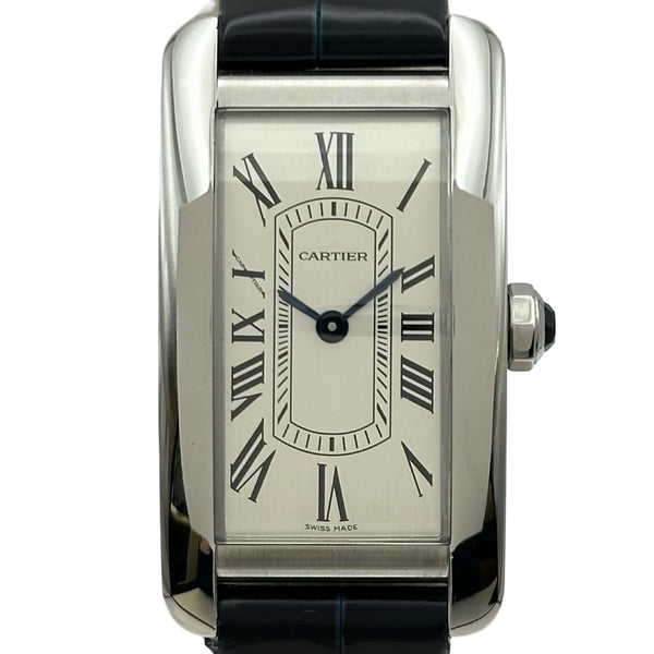 カルティエ Cartier タンク アメリカン SM WSTA0082 シルバー