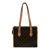 ルイ・ヴィトン LOUIS VUITTON ポパンクール・オ M40007 ブラウン モノグラム/レザー レディース トートバッグ
