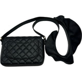 シャネル CHANEL リボンミニフラップバッグ AS1737 30番台 ブラック ラムスキン レディース ショルダーバッグ