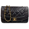 シャネル CHANEL ダイアナ22 A01164 ブラック　ゴールド金具 ラムレザー レディース ショルダーバッグ