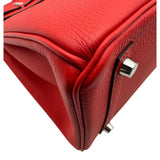 エルメス HERMES バーキン30 K刻 ルージュクー シルバー金具 トゴ レディース ハンドバッグ