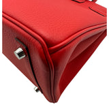 エルメス HERMES バーキン30 K刻 ルージュクー シルバー金具 トゴ レディース ハンドバッグ