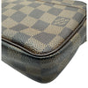 ルイ・ヴィトン LOUIS VUITTON ポシェット・ピエ・マカオ N61739 ブラウン ダミエ/レザー メンズ セカンドバッグ