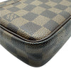 ルイ・ヴィトン LOUIS VUITTON ポシェット・ピエ・マカオ N61739 ブラウン ダミエ/レザー メンズ セカンドバッグ