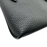 エルメス HERMES ヴィドポッシュ W刻印 ブラック シルバー金具 トゴ ユニセックス ショルダーバッグ